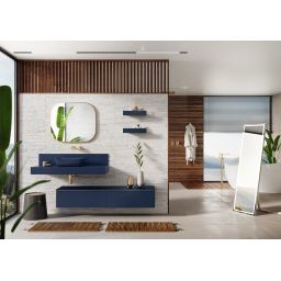 Elita Look szafka 60x44,9x28,1 cm podumywalkowa wisząca navy blue matt RE080603027030