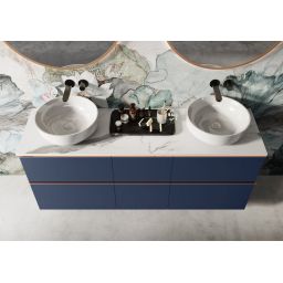 Elita Look szafka 40x44,9x63,5 cm boczna wisząca navy blue matt RE080401027030