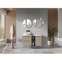 Elita Look szafka 60x44,9x63,5 cm podumywalkowa wisząca fume matt RE010601027020