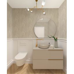 Elita Look szafka 80x44,9x63,5 cm podumywalkowa wisząca fume matt RE010801027020