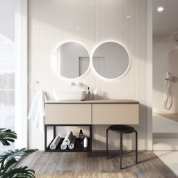 Elita Look szafka 60x44,9x28,1 cm podumywalkowa wisząca fume matt RE080603027020