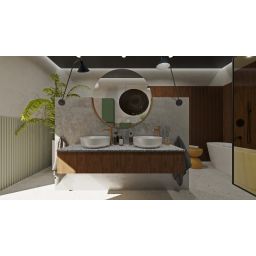 Elita Look szafka 80x44,9x28,1 cm podumywalkowa wisząca orzech lincoln RE010803027060