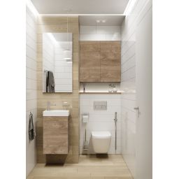 Elita Young Basic umywalka z szafką 40,2 cm dąb canela RE168991007050