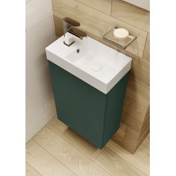 Elita Young Basic umywalka z szafką 40,2 cm forest green matt RE168993007010