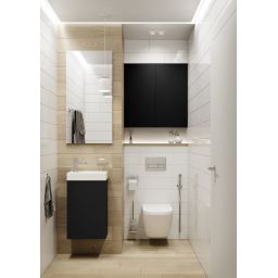 Elita Young Basic umywalka z szafką 40,2 cm black matt RE168996007160