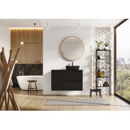 Elita Soho szafka 40x52,4x63,5 cm boczna wisząca black matt RE080402047160