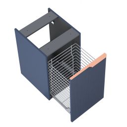 Elita Soho szafka 40x45,3x63,5 cm boczna wisząca navy blue matt RE080402047030