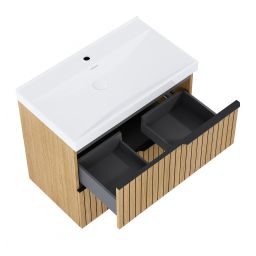 Elita Asami szafka 80x45x63,5 cm podumywalkowa wisząca dąb naturalny RE010800156690