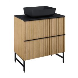 Elita Asami szafka 80x45x63,5 cm podumywalkowa wisząca dąb naturalny RE010800156690