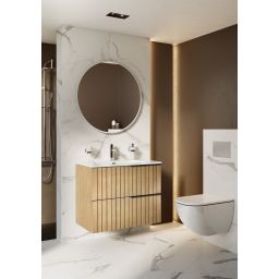 Elita Asami szafka 80x45x63,5 cm podumywalkowa wisząca dąb naturalny RE010800156690