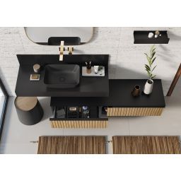 Elita Asami szafka 160x45x31,8 cm podumywalkowa wisząca dąb naturalny RE081600006690