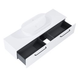 Elita Look Slim szafka 160x44,9x31,8 cm podumywalkowa wisząca white matt RE081604025290