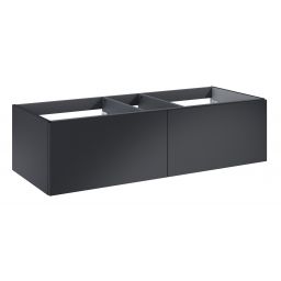 Elita Look Slim szafka 120x44,9x31,8 cm podumywalkowa wisząca black matt RE081204027160