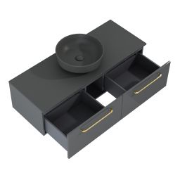 Elita Look Slim szafka 120x44,9x31,8 cm podumywalkowa wisząca anthracite RE081204026610