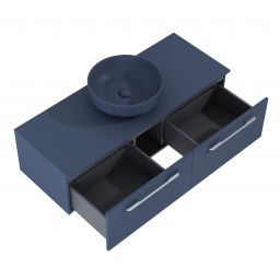 Elita Look Slim szafka 120x44,9x31,8 cm podumywalkowa wisząca navy blue matt RE081204027030