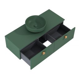 Elita Look Slim szafka 120x44,9x31,8 cm podumywalkowa wisząca forest green matt RE081204027010