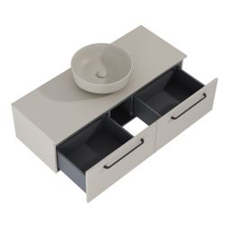 Elita Look Slim szafka 120x44,9x31,8 cm podumywalkowa wisząca fume matt RE081204027020