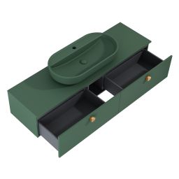 Elita Look Slim szafka 160 cm podumywalkowa wisząca forest green matt RE081604027010