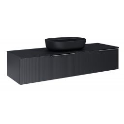 Elita Soho Slim szafka 160x45,3x31,8 cm podumywalkowa wisząca black matt RE081604047160