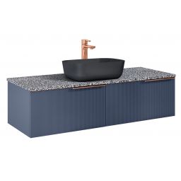 Elita Soho Slim szafka 120x45,3x31,8 cm podumywalkowa wisząca navy blue matt RE081204047030