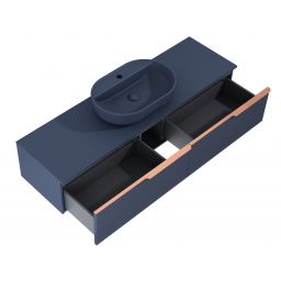 Elita Soho Slim szafka 160x45,3x31,8 cm podumywalkowa wisząca navy blue matt RE081604047030