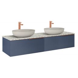 Elita Soho Slim szafka 160x45,3x31,8 cm podumywalkowa wisząca navy blue matt RE081604047030