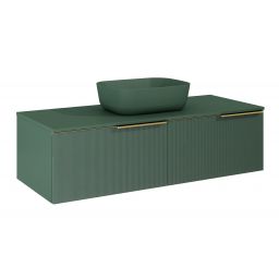 Elita Soho Slim szafka 120x45,3x31,8 cm podumywalkowa wisząca forest green matt RE081204047010