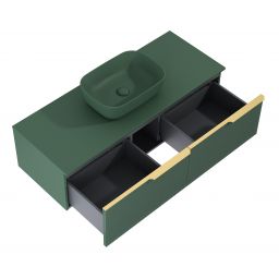 Elita Soho Slim szafka 120x45,3x31,8 cm podumywalkowa wisząca forest green matt RE081204047010