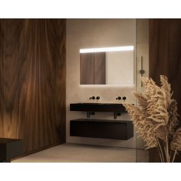 Elita Eva lustro 120,4x70 cm prostokątne z oświetleniem z matą grzewczą RE061200120010