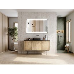 Elita Mia lustro 120x80 cm prostokątne z oświetleniem RE069512000010