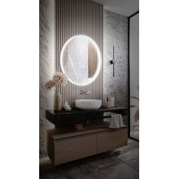 Elita April lustro 80x80 cm okrągłe z oświetleniem RE060800110010