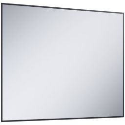 Elita Sharon Square lustro 100x80 cm prostokątne z oświetleniem black matt RE061003010560