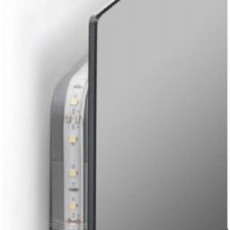 Elita Square lustro 100x80 cm prostokątne z oświetleniem z matą grzewczą white matt RE069529000010