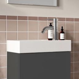 Elita Young Basic umywalka z szafką 40,2 cm antracyt RE166042006610