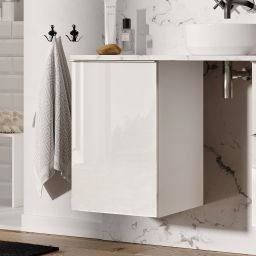Elita Look szafka 40 cm wisząca boczna biały połysk RE080400028060