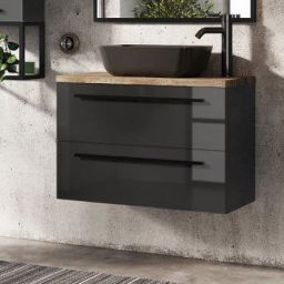 Elita Kwadro Plus uchwyt do szafki black matt RE120600027160