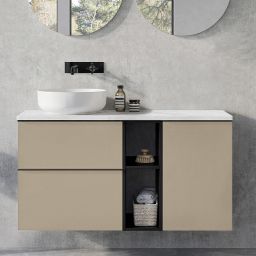 Elita Look szafka 40x44,9x63,5 cm boczna wisząca cargo fume matt RE080402027020