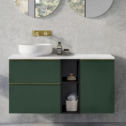 Elita Look szafka 40x44,9x63,5 cm boczna wisząca forest green matt RE080400027010