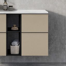 Elita Look szafka 40x44,9x63,5 cm boczna wisząca fume matt RE080401027020