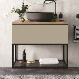 Elita Look szafka 60x44,9x28,1 cm podumywalkowa wisząca fume matt RE080603027020