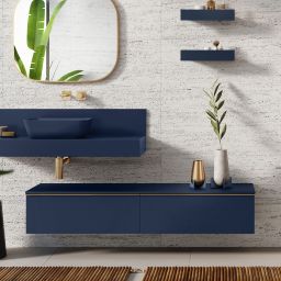 Elita Look szafka 60x44,9x28,1 cm podumywalkowa wisząca navy blue matt RE080603027030