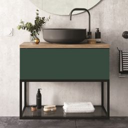 Elita Look szafka 60x44,9x28,1 cm podumywalkowa wisząca forest green matt RE010603027010