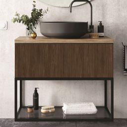 Elita Look szafka 60x44,9x28,1 cm podumywalkowa wisząca orzech lincoln RE010603027060