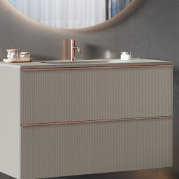 Elita Look uchwyt do szafki 100 cm różowy złoty połysk RE121000015450