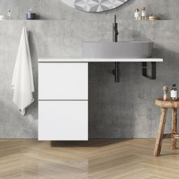 Elita Look szafka 40x44,9x63,5 cm boczna wisząca biały połysk RE080401028060