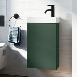 Elita Young Basic umywalka z szafką 40,2 cm forest green matt RE168993007010