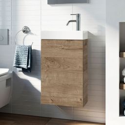 Elita Young Basic umywalka z szafką 40,2 cm dąb canela RE168991007050