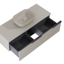 Elita Soho Slim szafka 120x45,3x31,8 cm podumywalkowa wisząca fume matt RE081204047020