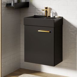 Elita Tiny umywalka z szafką 45 cm black matt RE020450157160