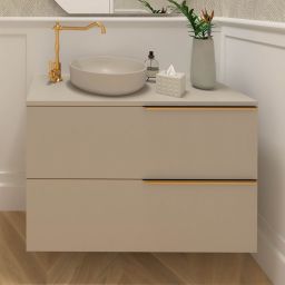 Elita Look szafka 80x44,9x63,5 cm podumywalkowa wisząca fume matt RE010801027020